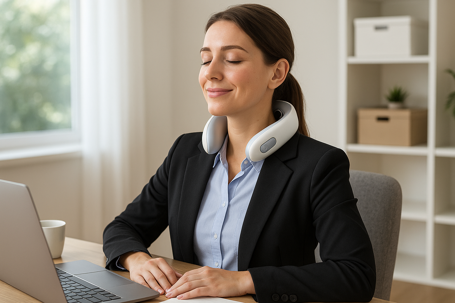 People Using RestEasy Neck Massager